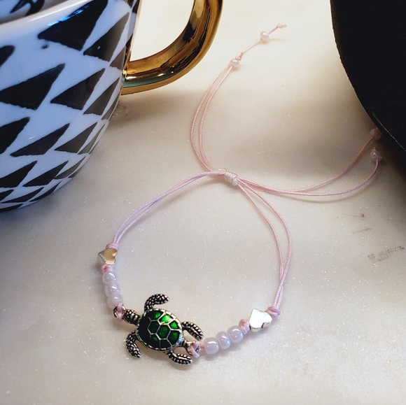 Turtle Love Bracelet - Support Wildlife Conservation - 7 Color Schemes Available - Picture 9 of 12